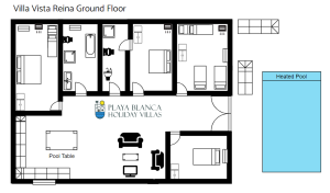 Villa Vista Reina - Ground Floor Plan