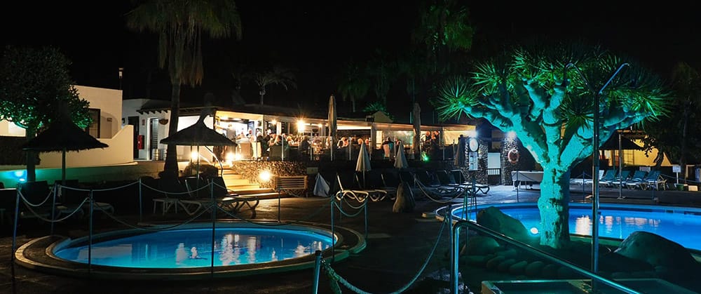 Las Casitas bar Playa Blanca