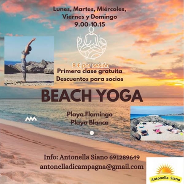 Gyms in Playa Blanca 13 Antonella Siano certified yoga teacher