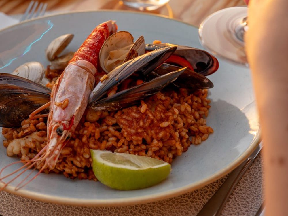 Great food at the Liken restaurant at Marina Rubicon